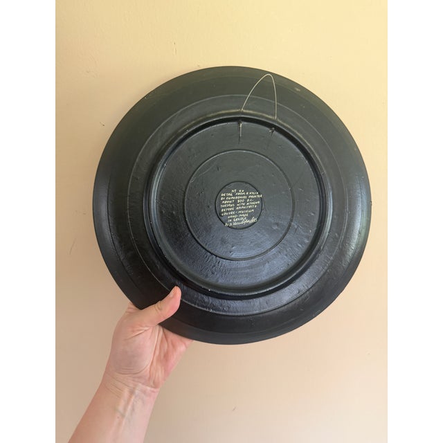 1970s 1980s Hand Painted Greek Wall Plate D. Vassilopoulos Roman Warriors Large Ornate For Sale - Image 5 of 8