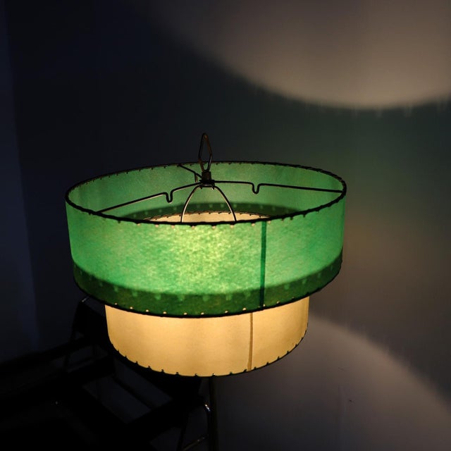 1950s Mid Century Modern Mexican Atomic Floor Lamp with Ceramic Flowerpot For Sale - Image 11 of 18
