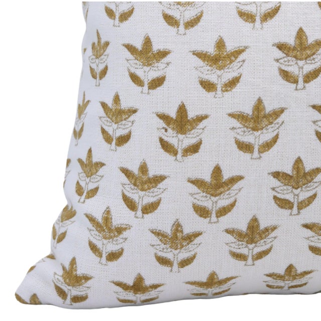 Not Yet Made - Made To Order Fabdivine Modern Boho Block Print Pillow Cushion Cover 20x20 Inch- 7 Patti For Sale - Image 5 of 5