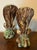 Antique 19th Century French Majolica Palissy Ware Sea Shell Form Vases - a Pair For Sale - Image 9 of 12