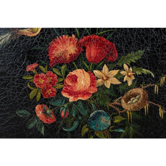 circa 1890 19thC Jennens & Bettridge Chinoiserie Tray Table W81 x D61.5 x H50.5 cm (losses to the legs) Weight 8Kg