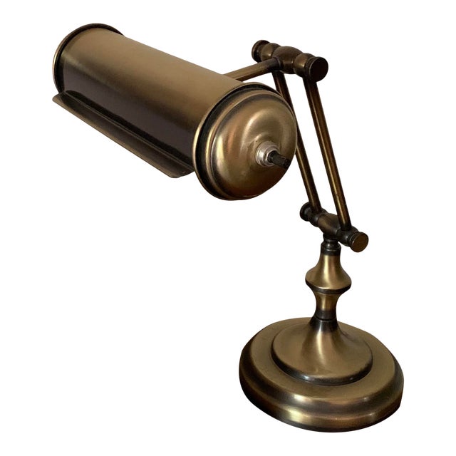 Vintage Aged Brass Articulating Desk Lamp Chairish