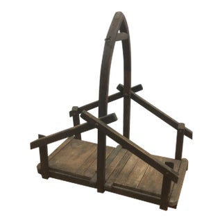 Vintage Kindling - Log Caddy For Sale