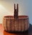 Rustic European Mid 20th Century Rustic European Style Oval Lidded Picnic Basket For Sale - Image 3 of 4