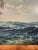Blue Late 20th Century J. Clark - American Clipper at Sea, Oil on Canvas For Sale - Image 8 of 10