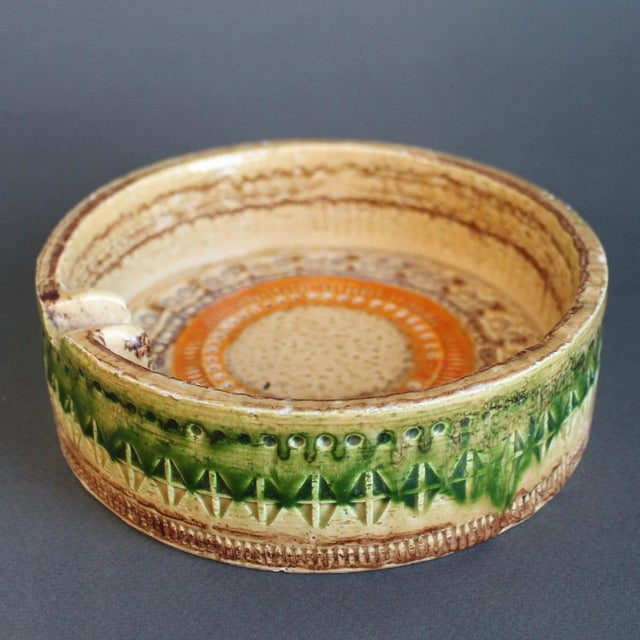 Mid-Century Modern Italian Sahara Ceramic Ashtray by Aldo Londi for Bitossi, 1960s For Sale - Image 3 of 12