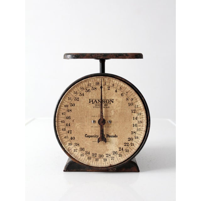 Vintage Hanson Kitchen Scale For Sale - Image 11 of 15