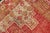 Colorful Antique Turkish Oushak With Red, Rose, Ivory, Yellow-Green & Yellow For Sale - Image 14 of 14