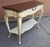 French Provincial French Provincial Style Partial Gilt and Enamel Painted Console Table For Sale - Image 3 of 6