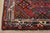 Textile Hamedan Rug 2’9” X 4’2” Red Wool Vintage Tribal Hand-Knotted Oriental Carpet For Sale - Image 7 of 10