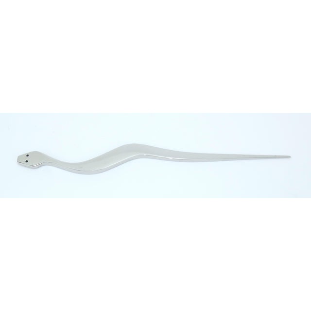 Postmodern Alessi Giulio Iacchetti 'Bis' Snake Letter Opener, 2013 For Sale - Image 3 of 14