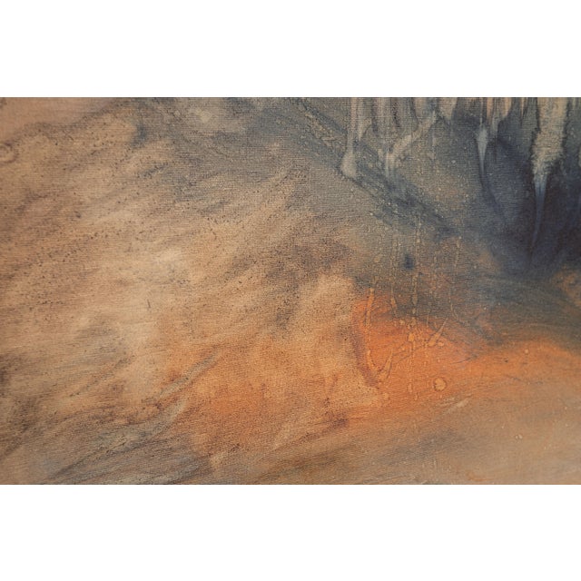 S. Martiny, Abstract Landscape, 1987, Watercolor For Sale - Image 8 of 10