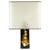 Floral Resin Block Table Lamp by Pierre Giraudon, 1960s For Sale - Image 10 of 10