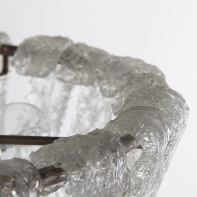 1970s Vintage Murano Glass Chandelier, 1970s For Sale - Image 5 of 12