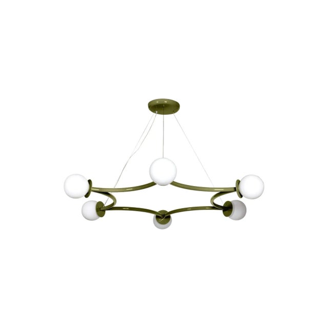 Poppins ceiling lamp by royal stranger. Dimensions: w 180 x d 160 x h 20 cm. Materials: lacquered with glossy finish....