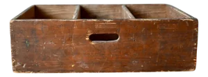 Wooden Workshop Crate with Industrial Style Compartments