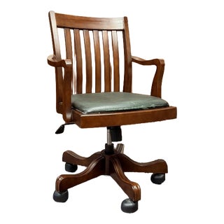 Classic English Office Chair For Sale