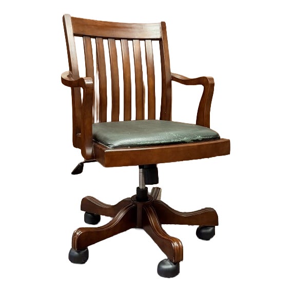 Classic English Office Chair For Sale