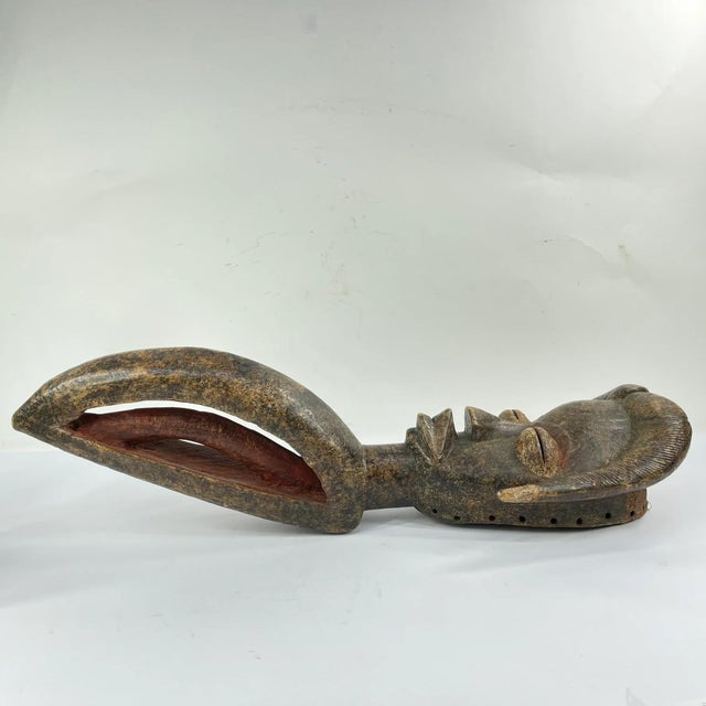 Early 20th Century Dan Wooden Mask For Sale - Image 4 of 6