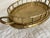 Late 20th Century Small Brass Bamboo Tray For Sale - Image 5 of 6