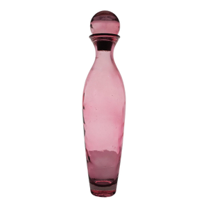 Vidrios San Miguel Spanish Amethyst Recycled Glass Genie Bottle Decanter