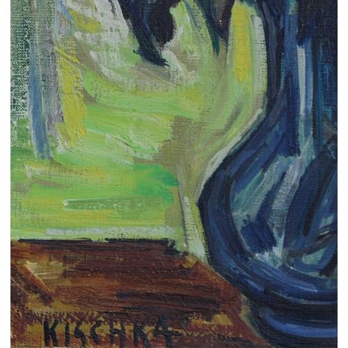 Isis Kischka, Bouquet of Flowers, 1963, Oil on Canvas For Sale - Image 10 of 14