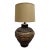 Midcentury Wild Animal Large Safari Frieze Pottery Lamp For Sale
