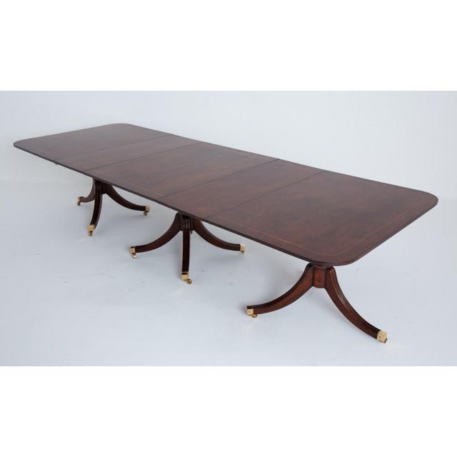 Regency Revival Dining Table, 1880s For Sale - Image 4 of 10