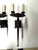 Pair of Spanish Colonial Style Sconces Made by 20th Century Lighting - Model # 1028 - Marmont in Distressed Painted Iron...