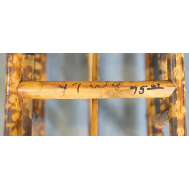 Movement Bamboo Carved Chinese Magazine Paper Rack, 1880s For Sale - Image 17 of 18