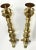 Chinoiserie Early 20th Century Large Chinoiserie Brass Floor or Alter Candlesticks, a Pair For Sale - Image 3 of 11