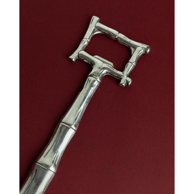 Vintage Silver Plated Bottle Opener, 1970s For Sale - Image 10 of 11