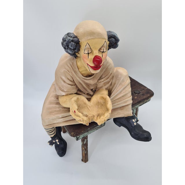Large Sculpture of a Circus Clown from Jun Asilo, Philippines, 1995 For Sale - Image 3 of 11