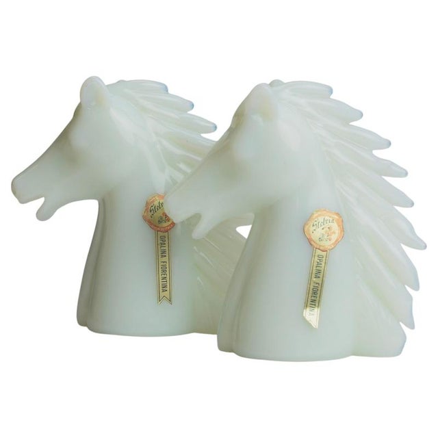 Horse Heads from Stelvia Opalina Fiorentina, Italy, 1960s, Set of 2 For Sale - Image 10 of 10