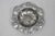 Antique Homan Silver Plated Art Nouveau Round Scalloped Floral Repousse Nut Dish For Sale - Image 11 of 12