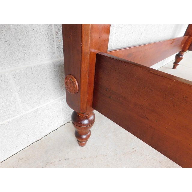 Ethan Allen British Classics California King Size Poster Bed For Sale - Image 10 of 17