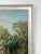 Impressionist Paris Street Scene, Tuileries Garden in Silver Frame, Signed 1980's For Sale - Image 11 of 12