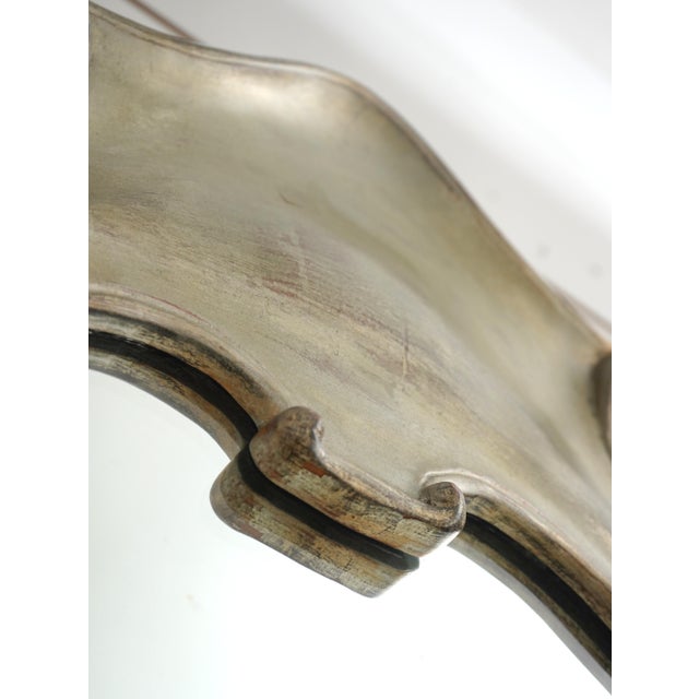 1960s Friedman Brothers Vintage Art Nouveau Silver Mirror For Sale - Image 5 of 9