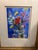 Original mid-1990s watercolor by noted South Carolina artist Rhett Thurman (b. 1939). This exuberant floral still life...