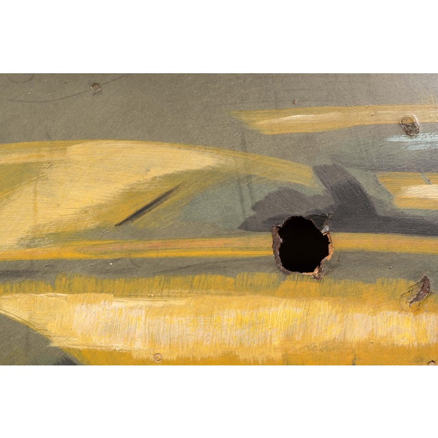 Olive WWII-Era u.s. Army Air Corps Bomber Masonite Wall Display Cutout For Sale - Image 8 of 9