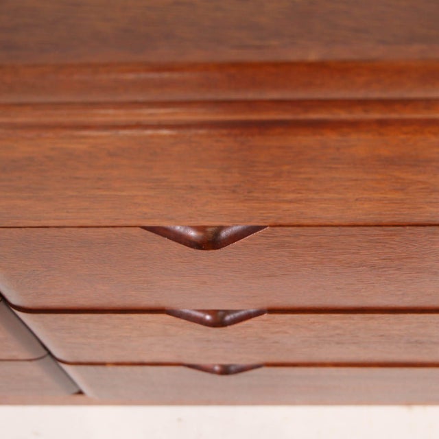 Brown Japanese Chest of Drawers in Oak, 1980s For Sale - Image 8 of 18