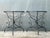 Vintage Sculptural Metal Demilune Console Tables - A Pair For Sale - Image 9 of 13