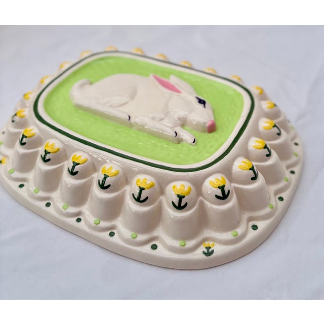 1980s 1980s Decorative White Bunny Rabbit Mold For Sale - Image 5 of 10