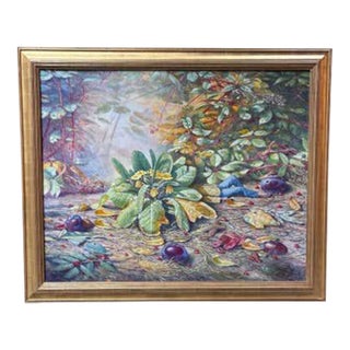 Late 20th Century Ronald Bateman Surreal/ Fantasy Large Oil on Canvas For Sale