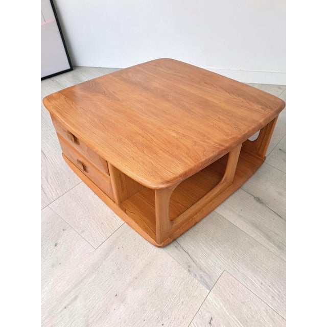 Mid-Century Modern Pandora Coffee Table in Blonde Elm by Lucian Ercolani for Ercol, 1980s For Sale - Image 8 of 18
