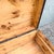 Antique Low Profile Flat Top Wooden Trunk For Sale - Image 10 of 10