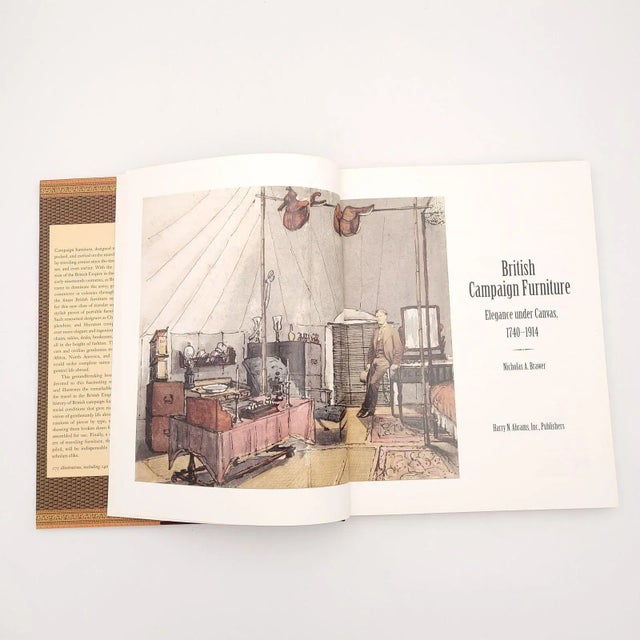 Brawer, "British Campaign Furniture: Elegance Under Canvas, 1740–1914", First Edition 2001 For Sale - Image 4 of 7