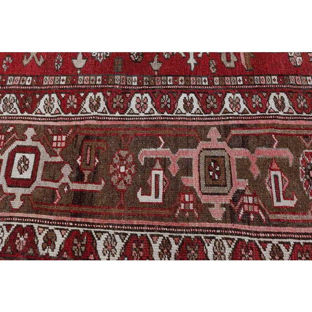 Taupe Persian Heriz Rug For Sale - Image 8 of 8