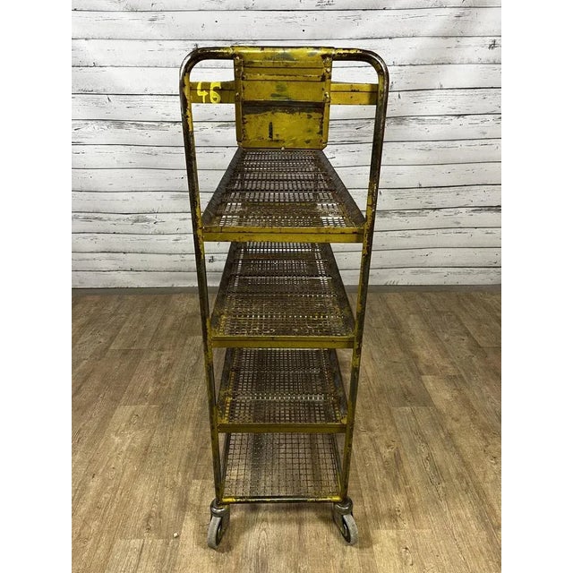 Industrial Cart Rack in Iron For Sale - Image 4 of 9
