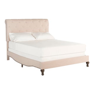 Richardson Bed, Light Beige, Full For Sale